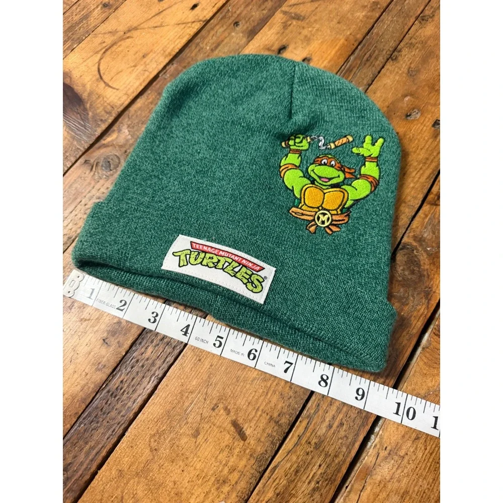 Teenage Mutant Ninja Turtles Beanie Michelangelo TMNT Kids Green Nickelodeon